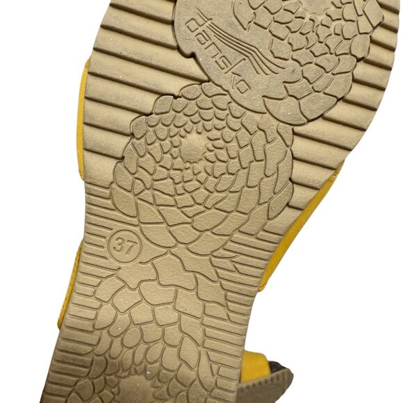 Dansko Susie Mango Milled Nubuck Wedge Women's Sandal Size 37 / 7 - Picture 9 of 9